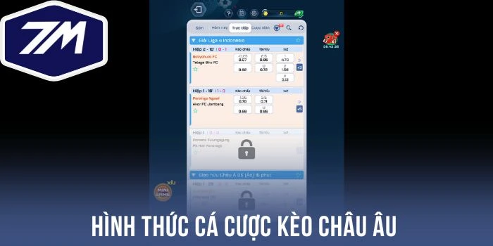 Hình thức cá cược kèo châu Âu 