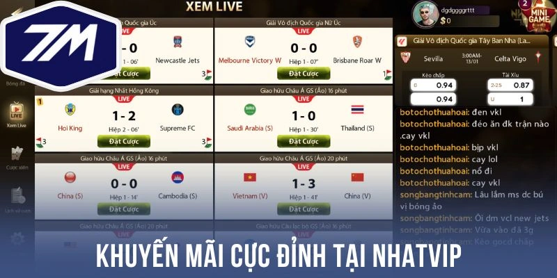 Khuyến mãi cực đỉnh tại Nhatvip