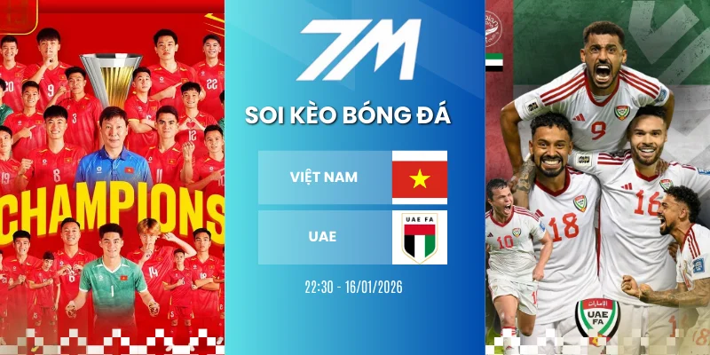 Soi Kèo Nhà Cái Việt Nam Vs UAE Hôm Nay Ngày 16/01/2026 – AFC Asian Cup U23
