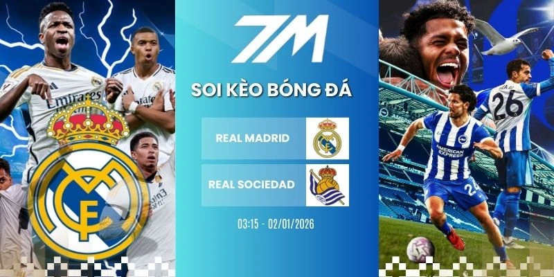 Kèo Bóng Đá Real Madrid Vs Real Sociedad Hôm Nay Ngày 14/02/2026 – La Liga