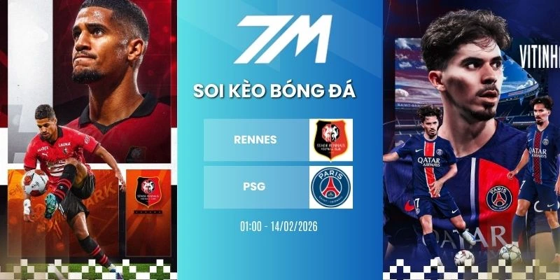 Kèo Nhà Cái Rennes Vs PSG Hôm Nay Ngày 14/02/2026 – Ligue 1